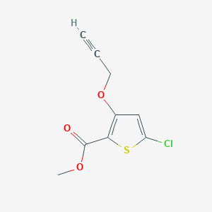 Methyl 5-chloro-3-(prop-2-yn-1-yloxy)thiophene-2-carboxylate