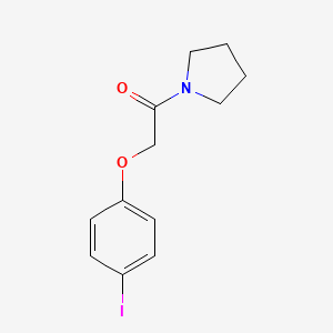 molecular formula C12H14INO2 B15089532 2-(4-Iodophenoxy)-1-(pyrrolidin-1-yl)ethan-1-one 