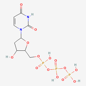 [[5-(2,4-dioxopyrimidin-1-yl)-3-hydroxyoxolan-2-yl]methoxy-hydroxyphosphoryl] phosphono hydrogen phosphate