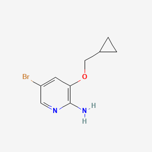 5-Bromo-3-cyclopropylmethoxy-pyridin-2-ylamine