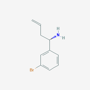 (S)-1-(3-Bromophenyl)but-3-en-1-amine