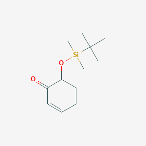 molecular formula C12H22O2Si B15089652 6-(Tert-butyldimethylsilyloxy)cyclohex-2-enone 