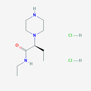 S N-Ethyl-2-piperazin-1-yl-butyramide dihydrochloride