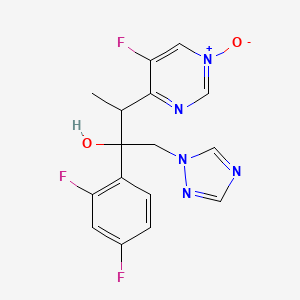 2-(2,4-Difluorophenyl)-3-(5-fluoro-1-oxidopyrimidin-1-ium-4-yl)-1-(1,2,4-triazol-1-yl)butan-2-ol