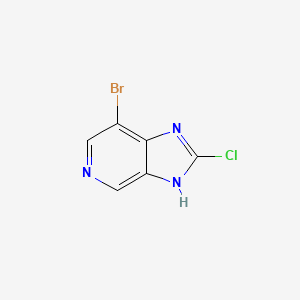 molecular formula C6H3BrClN3 B15089736 7-Bromo-2-chloro-3H-imidazo[4,5-c]pyridine CAS No. 1401687-55-5