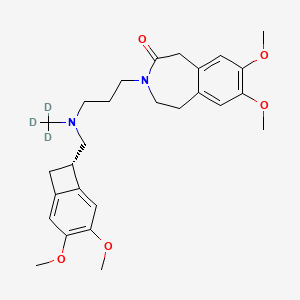 3-[3-[[(7S)-3,4-dimethoxy-7-bicyclo[4.2.0]octa-1,3,5-trienyl]methyl-(trideuteriomethyl)amino]propyl]-7,8-dimethoxy-2,5-dihydro-1H-3-benzazepin-4-one