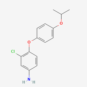 Benzenamine, 3-chloro-4-[4-(1-methylethoxy)phenoxy]-