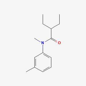 Butanamide, 2-ethyl-N-methyl-N-(3-methylphenyl)-