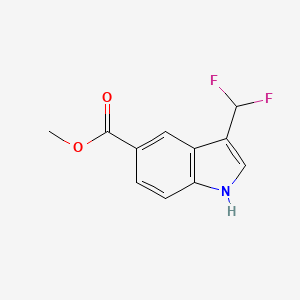 Methyl 3-(difluoromethyl)-1H-indole-5-carboxylate