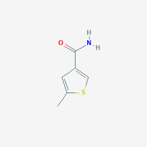 molecular formula C6H7NOS B15089819 5-Methylthiophene-3-carboxamide 