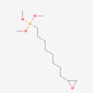 molecular formula C13H28O4Si B15089828 Oxirane,2-[8-(trimethoxysilyl)octyl]- CAS No. 143389-64-4