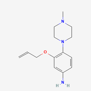 3-(Allyloxy)-4-(4-methylpiperazin-1-yl)aniline