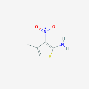 molecular formula C5H6N2O2S B15089846 4-Methyl-3-nitrothiophen-2-amine 