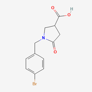 1-(4-Bromobenzyl)-5-oxopyrrolidine-3-carboxylic acid