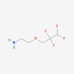 molecular formula C5H9F4NO B15089888 2-(2,2,3,3-Tetrafluoropropoxy)ethan-1-amine 