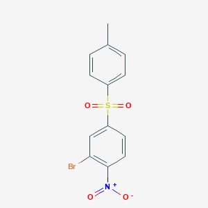 molecular formula C13H10BrNO4S B15089931 2-Bromo-1-nitro-4-(toluene-4-sulfonyl)-benzene 