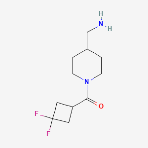 (4-(Aminomethyl)piperidin-1-yl)(3,3-difluorocyclobutyl)methanone