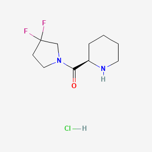 R-(3,3-Difluoro-pyrrolidin-1-yl)-piperidin-2-yl-methanone hydrochloride