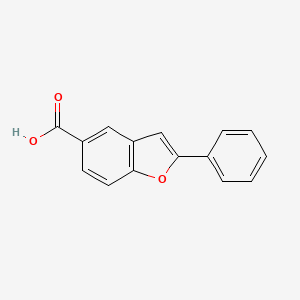 molecular formula C15H10O3 B15089991 2-Phenyl-benzofuran-5-carboxylic acid CAS No. 190067-62-0