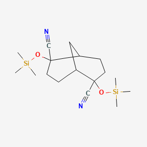 2,6-Bis(trimethylsilyloxy)bicyclo[3.3.1]nonane-2,6-dicarbonitrile