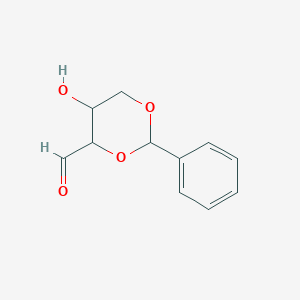 1,3-Dioxane-4-carboxaldehyde, 5-hydroxy-2-phenyl-