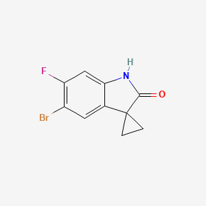 5'-Bromo-6'-fluorospiro[cyclopropane-1,3'-indolin]-2'-one