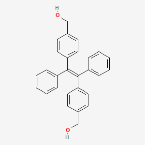 molecular formula C28H24O2 B15090020 ((1,2-Diphenylethene-1,2-diyl)bis(4,1-phenylene))dimethanol 