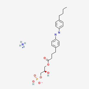 molecular formula C23H34N3O7P B15090073 AzoLPA 