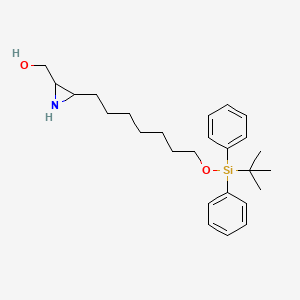 (3-(7-((tert-Butyldiphenylsilyl)oxy)heptyl)aziridin-2-yl)methanol