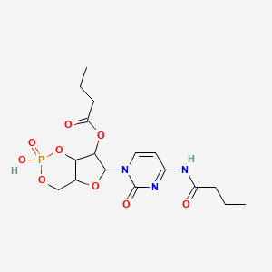 molecular formula C17H24N3O9P B15090200 N4 2'-O-Dibutyrylcytidine 3' 