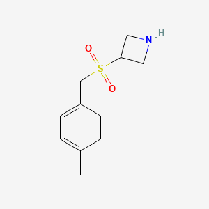 molecular formula C11H15NO2S B15090210 3-((4-Methylbenzyl)sulfonyl)azetidine 