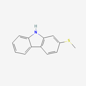 molecular formula C13H11NS B15090212 2-(Methylthio)-9H-carbazole 