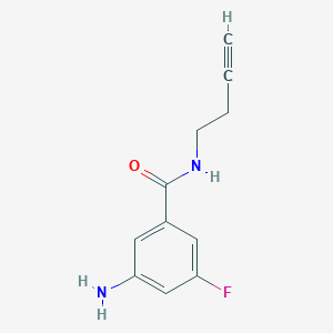 3-Amino-N-(but-3-yn-1-yl)-5-fluorobenzamide