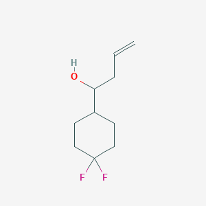 molecular formula C10H16F2O B15090284 1-(4,4-Difluorocyclohexyl)but-3-en-1-ol 