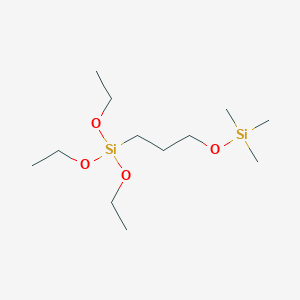 molecular formula C12H30O4Si2 B15090338 3-(Trimethylsilyloxy)propyltriethoxysilane CAS No. 18204-99-4