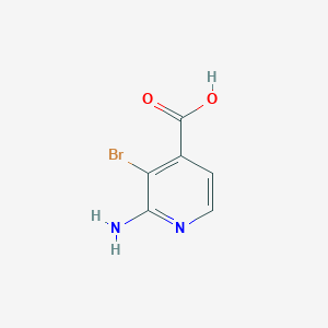 molecular formula C6H5BrN2O2 B15090343 4-Pyridinecarboxylic acid, 2-amino-3-bromo- CAS No. 1269293-41-5