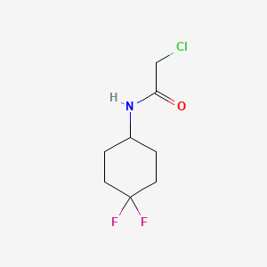 2-chloro-N-(4,4-difluorocyclohexyl)acetamide