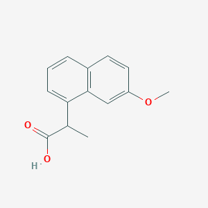 2-(7-Methoxy-1-naphthyl)propanoic acid