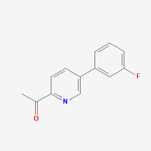 1-(5-(3-Fluorophenyl)pyridin-2-yl)ethanone