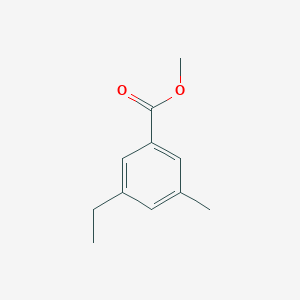 molecular formula C11H14O2 B15090390 Methyl 5-ethyl-3-methylbenzoate 