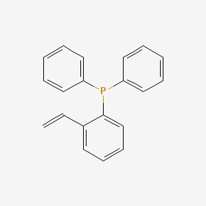 molecular formula C20H17P B15090396 Phosphine, (2-ethenylphenyl)diphenyl- CAS No. 17165-18-3