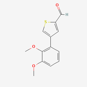 4-(2,3-Dimethoxyphenyl)thiophene-2-carbaldehyde