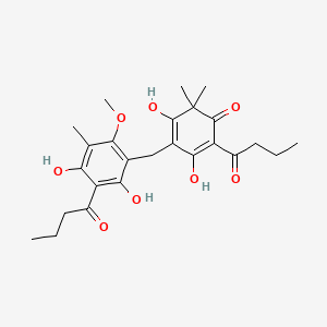 molecular formula C25H32O8 B15090435 p-Aspidin CAS No. 989-54-8