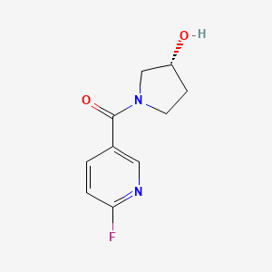 (3R)-1-(6-Fluoropyridine-3-carbonyl)pyrrolidin-3-ol