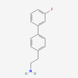 2-[4-(3-Fluorophenyl)phenyl]ethan-1-amine