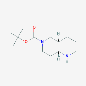 tert-butyl (4aR,8aR)-octahydro-1,6-naphthyridine-6(2H)-carboxylate