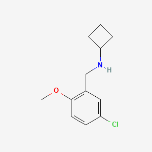 N-[(5-chloro-2-methoxyphenyl)methyl]cyclobutanamine