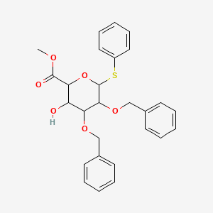 Methyl (phenyl 2,3-di-O-benzyl-1-thio-b-D-glucopyranoside)uronate