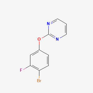 2-(4-Bromo-3-fluoro-phenoxy)-pyrimidine