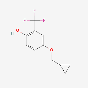 4-(Cyclopropylmethoxy)-2-(trifluoromethyl)phenol